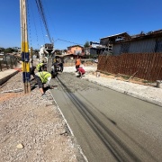 Construcción Calle con Soleras y Veredas, Sector Forestal en Viña del Mar