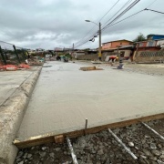 Construcción Calle con Soleras y Veredas, Sector Forestal en Viña del Mar