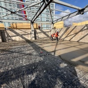 Obras varias: Baldosas, Asfalto, Radiares de Hormigón, Demarcaciones, etc. Petrobras Antofagasta